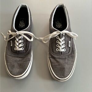 Vans Men's Charcoal Canvas Sneakers
